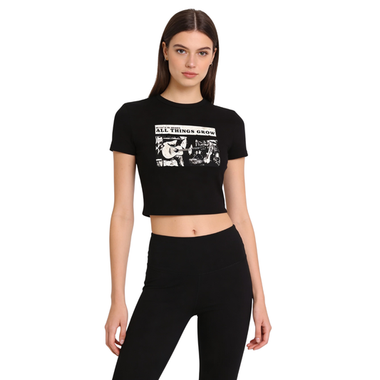 All Things Grow Crop Tee
