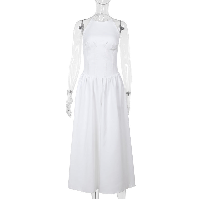 Robe fendue dos nu Lola