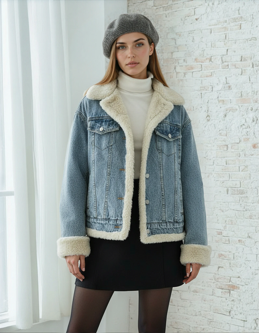 BF-style  Two-sided Denim Jacket