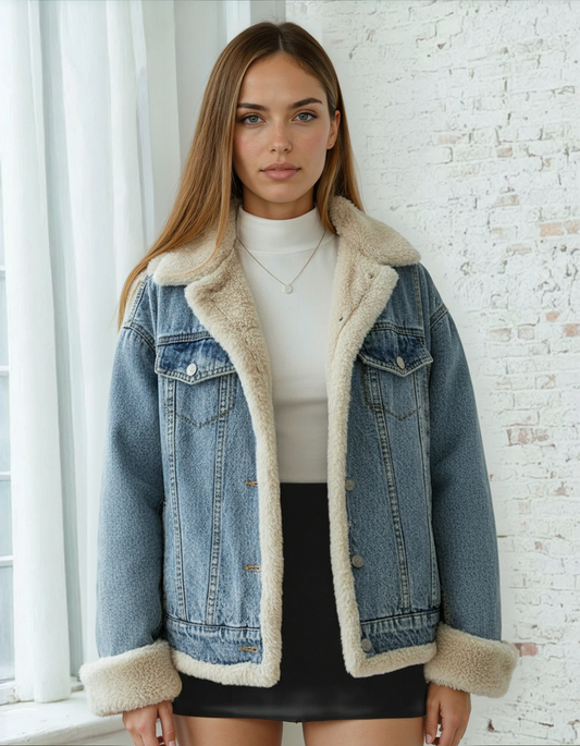 BF-style  Two-sided Denim Jacket