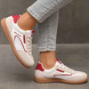 Lace Up Round Toe Sneakers