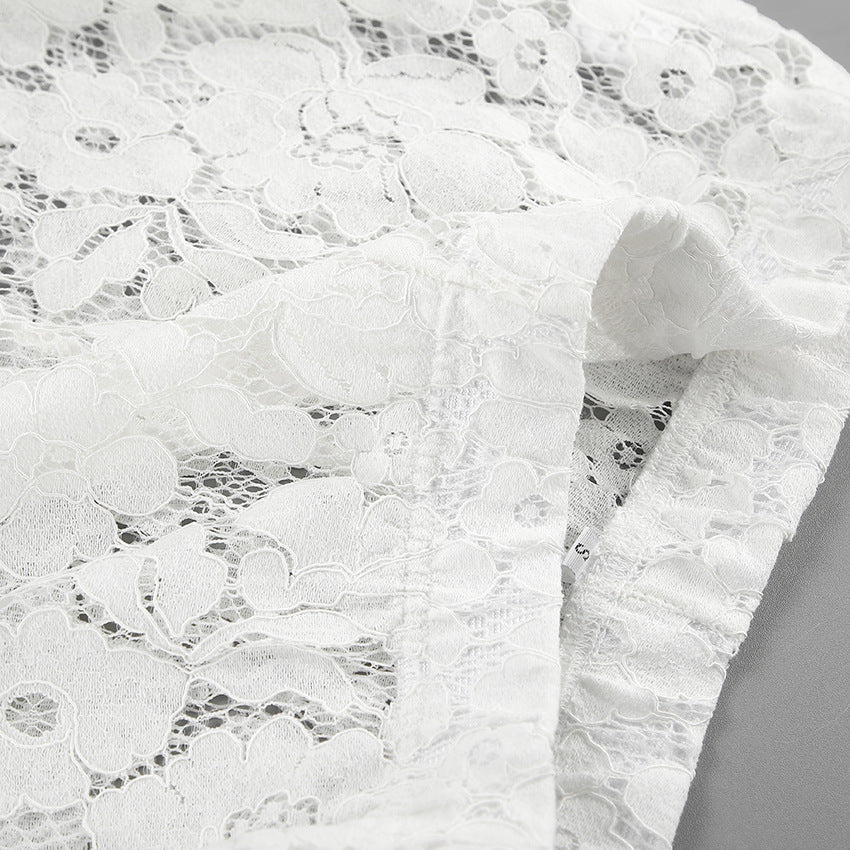 Jacquard-durchsichtige Hose