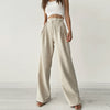 Wide Leg Twill Pants