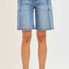 RISEN 2-Button Slouchy Jorts with Pockets