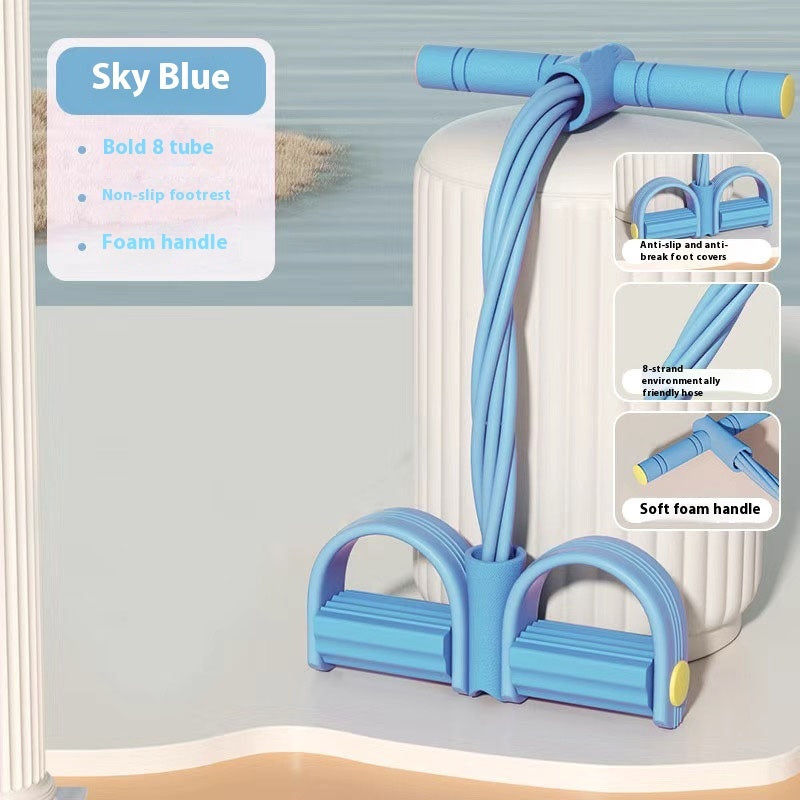 Pedal-Brustexpander – Verbesserte Ausführung mit 4, 6 und 8 Rohren 