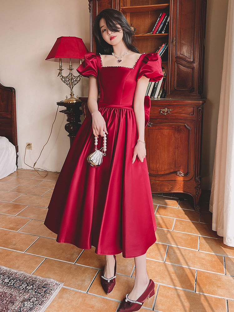 Red-Light Romance Dress"