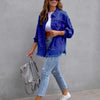 Distressed Drop Shoulder Denim Jacket