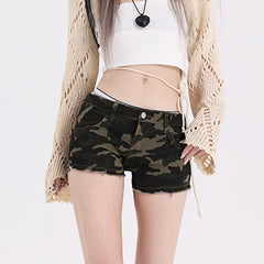 Camo Heat Cutoffs Shorts 