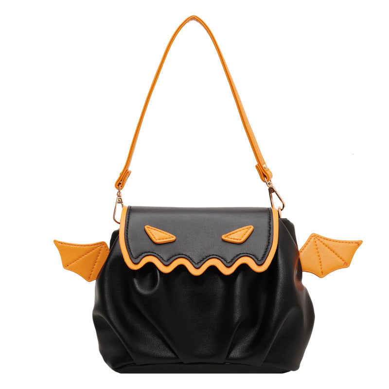 Funny Halloween Pumpkin Crossbody Bag