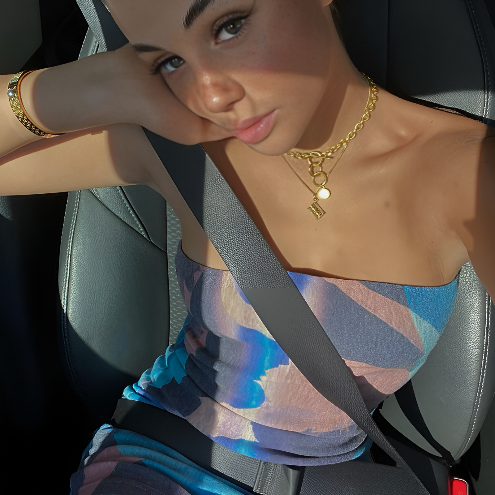 Sorbae Graffiti Muse Strapless Mini Dress