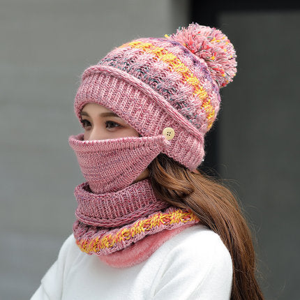 Korean Winter Knitted Hat – Stylish Warm Beanie for Cold Weather