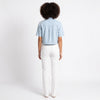 Understated Collared V-neck Top