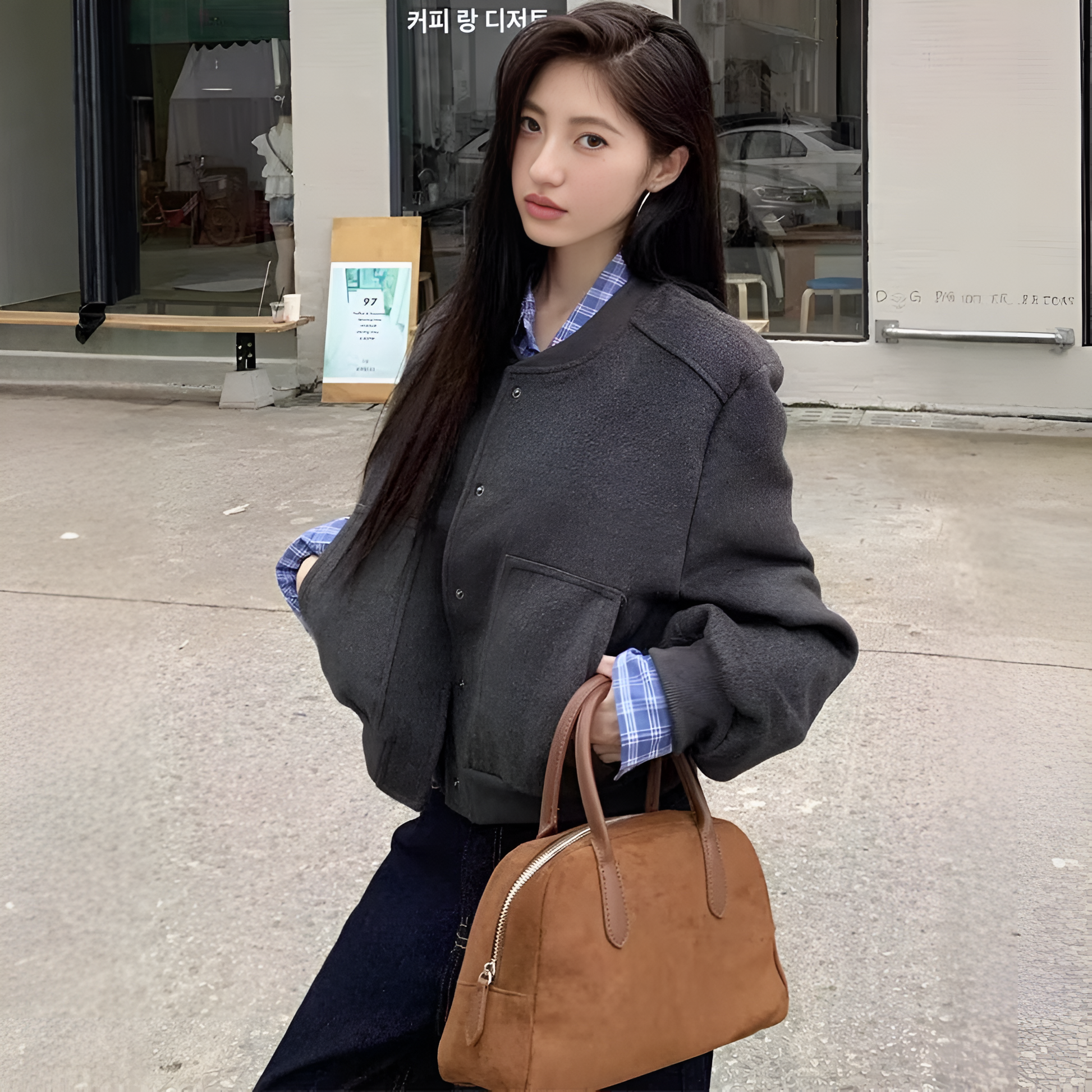 Minimal Mood Retro Jacket"