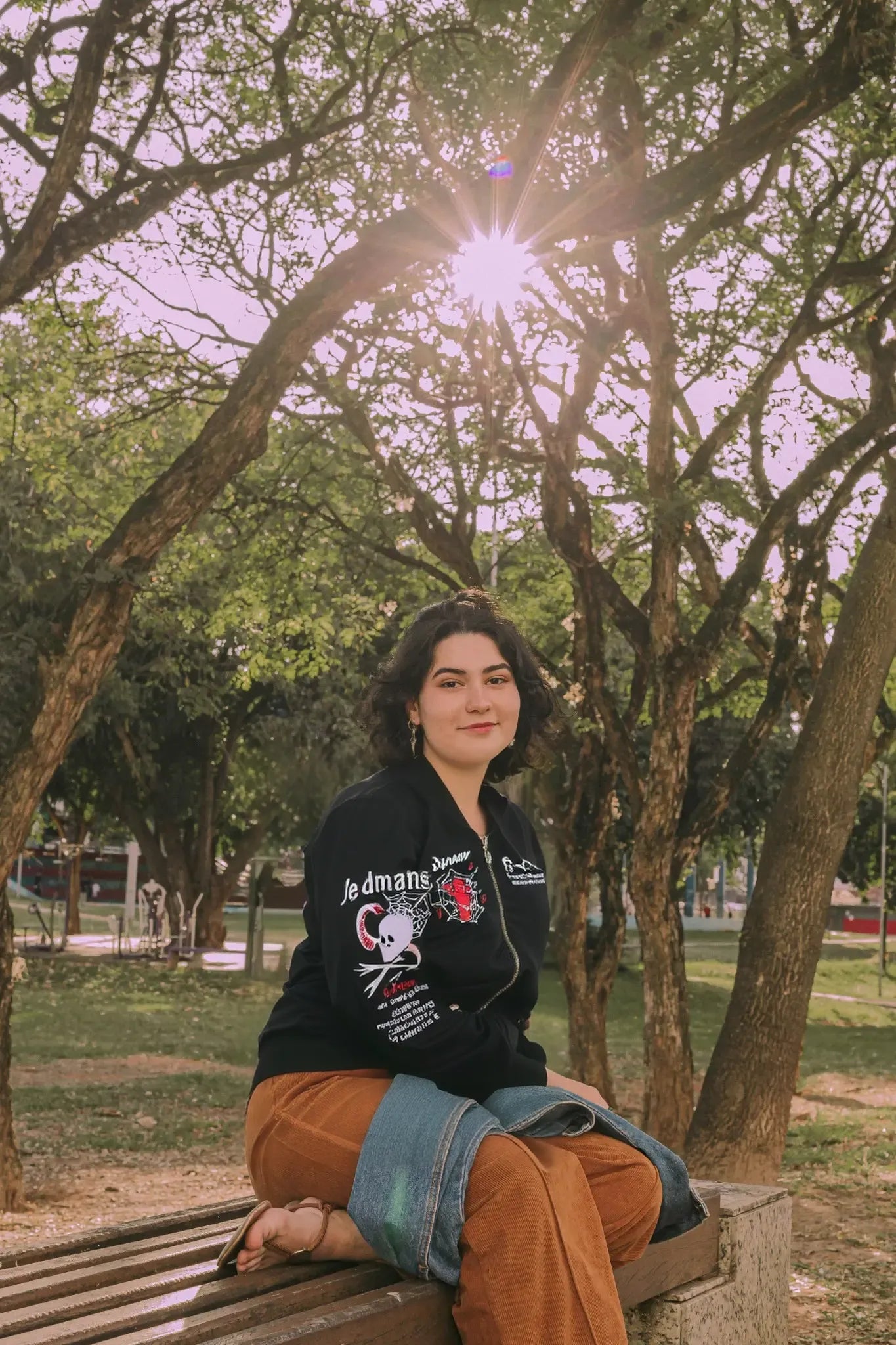 Turbo Embroidered  Flight  Jacket