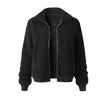 Explosion modes velvet thick lapel short jacket