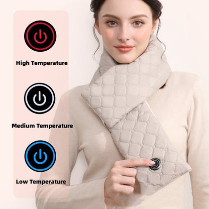 Electric Heating Scarf – 3 Gear USB Heated Thermal Shawl for Men and Women, Outdoor Warm Neck Brace