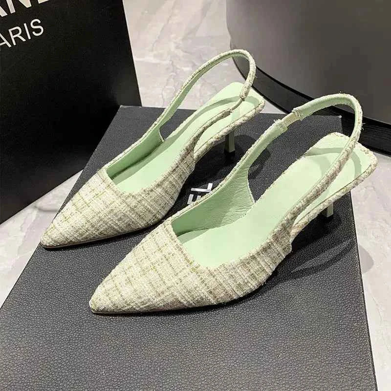 SlingPoint Kitten Pumps"