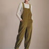 Corduroy Bib Overalls for Women