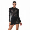 Pure Temptation Maeve Lace-Twist Mini Dress