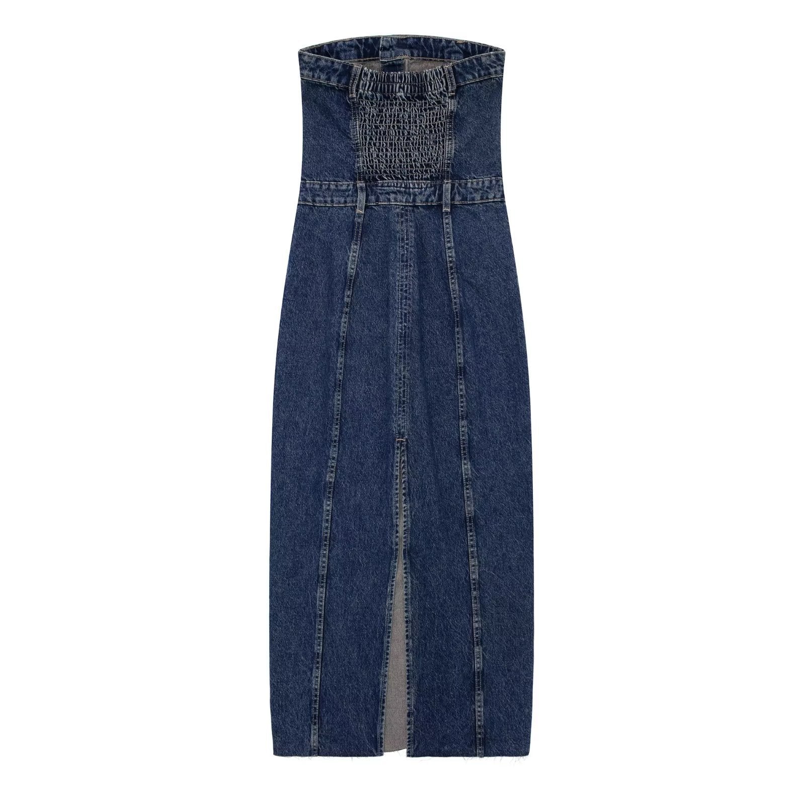 Robe en jean Maeve Sculpted Elegance