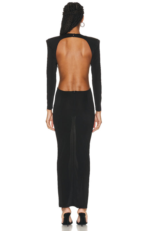 Adaline Bare-Back Elegance Dress"