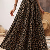 Khally Leopard Print Maxi Skirt
