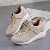 Lace Up Wedge Sneakers