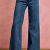 SO ME Seam Detail Mid Rise Stretch Denim Jeans
