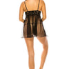 3pc Mesh Robe Set - Lustreve