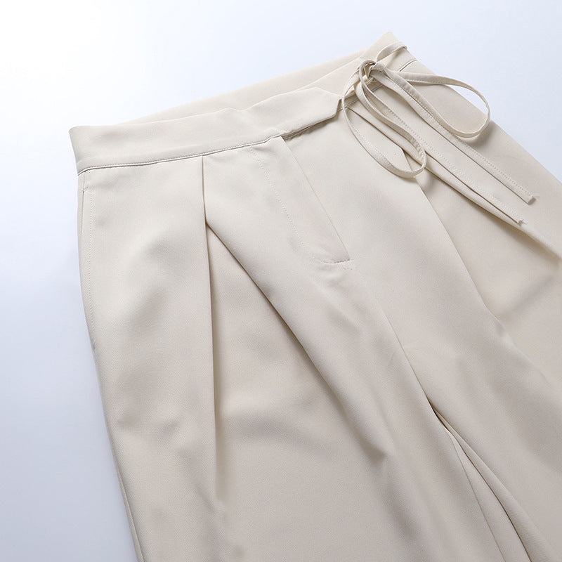 Wide Leg Twill Pants
