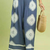 Umgee Abstract Border Print Wide Leg Pants