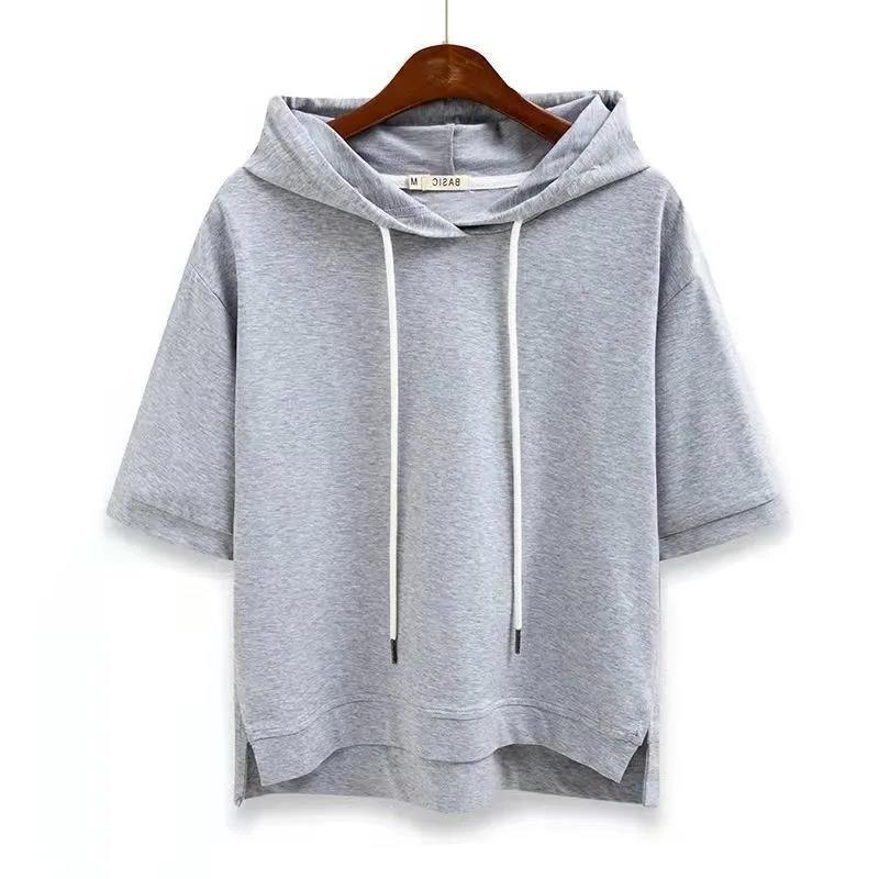 BreezeLayer Hooded Half Sleeve Tee