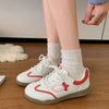 Lace Up Round Toe Sneakers