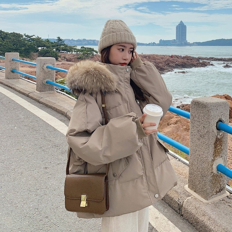 Always Warm  Big Fur Hooded  Jacket