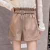 Babe Faux Leather Shorts