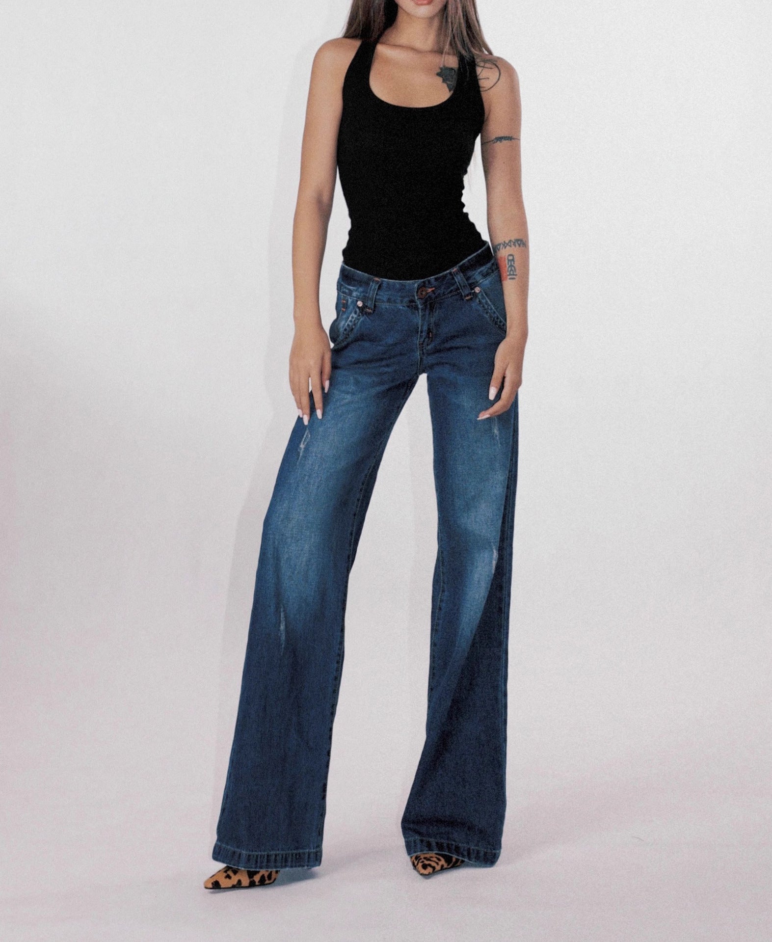 Vintage-Inspired  Denim