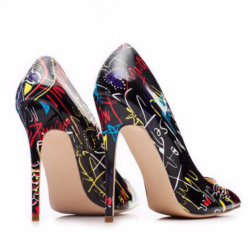 Wild Print Heels"