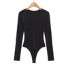 Buttoned Up Babe Bodysuit