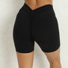 Zen Curve Deep V Yoga Shorts