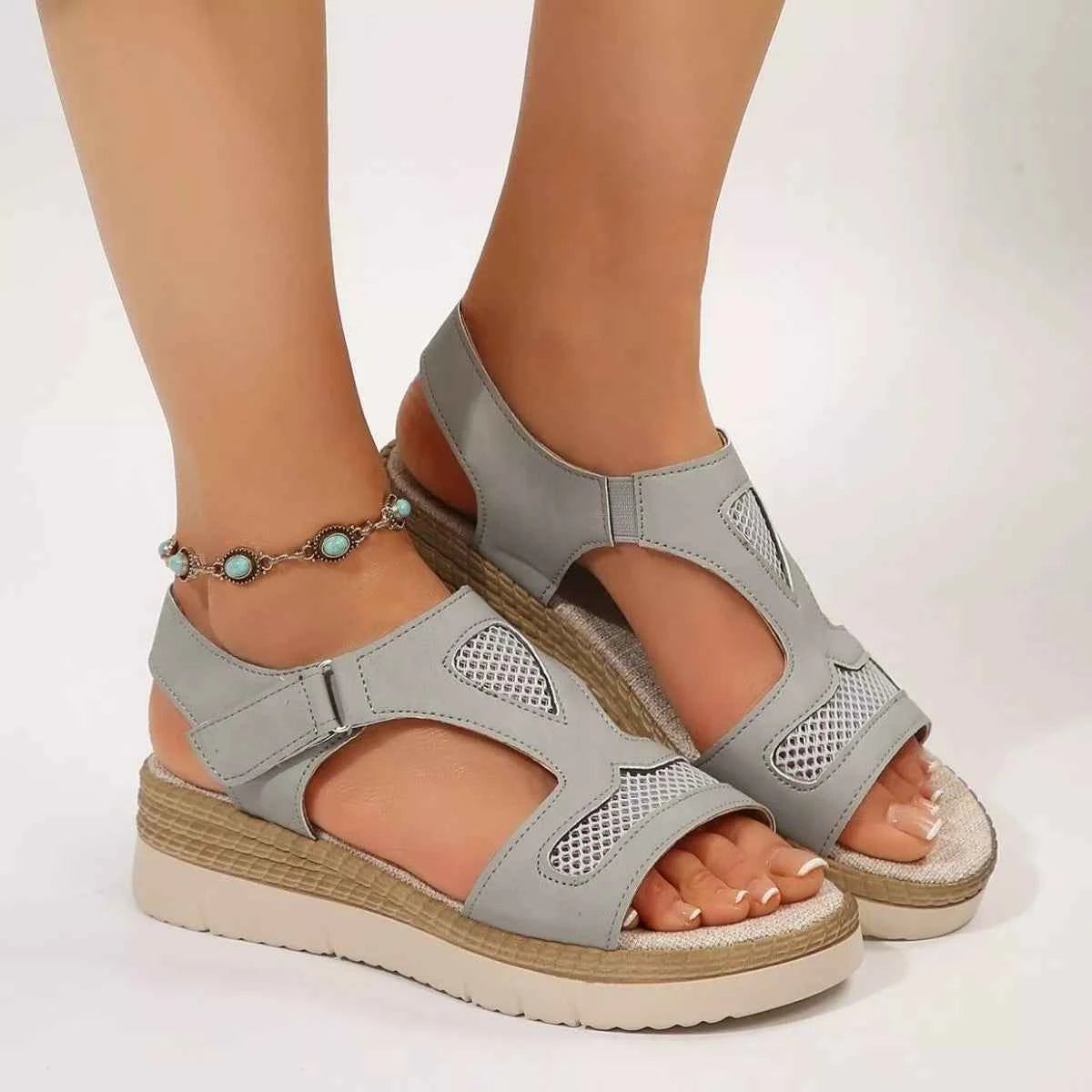 Open Toe Wedge Sandals