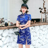 Charm Brocade Cheongsam Mini Dress