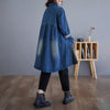 Japanese   Retro  Denim Coat