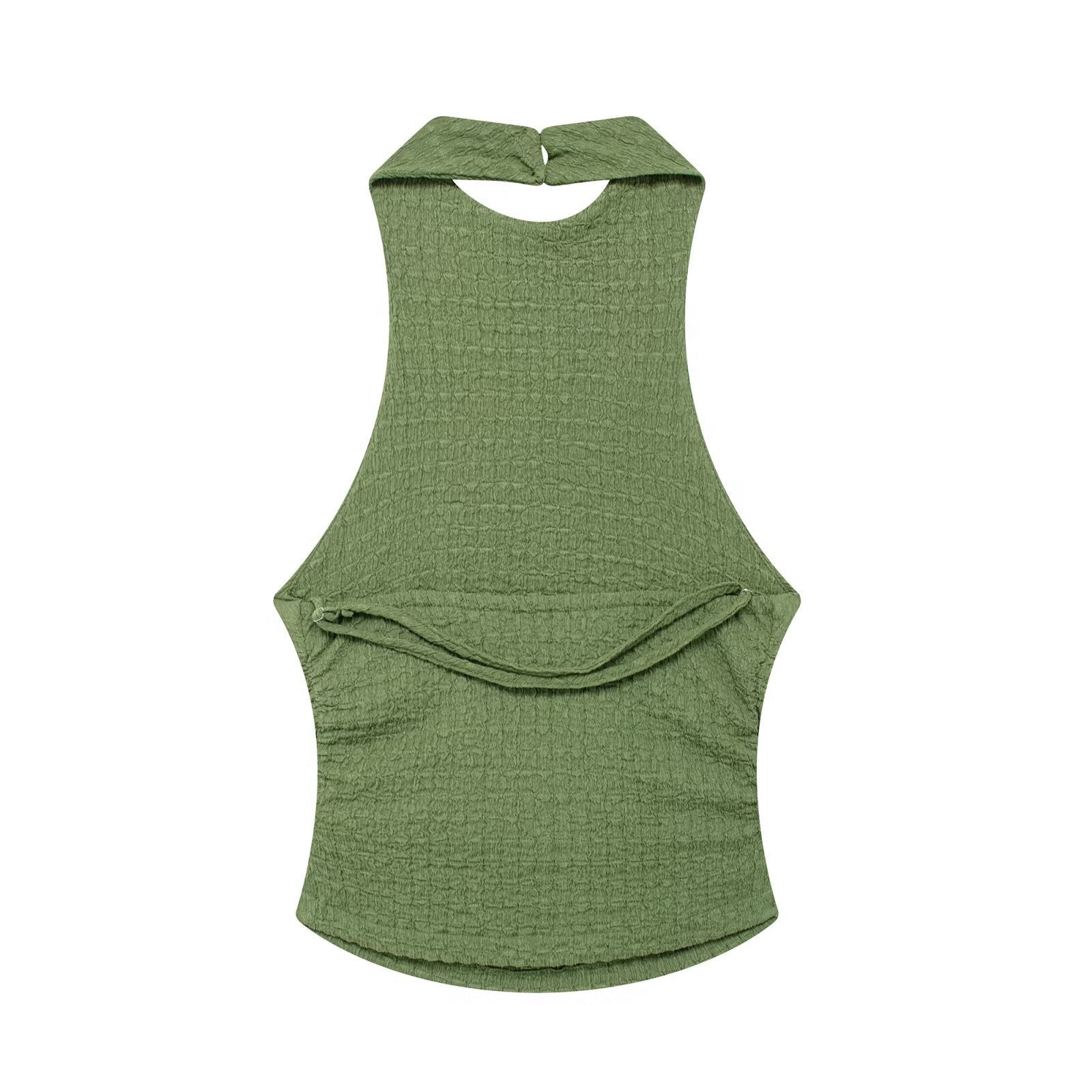 Bare Whisper Halter Drape Outfit