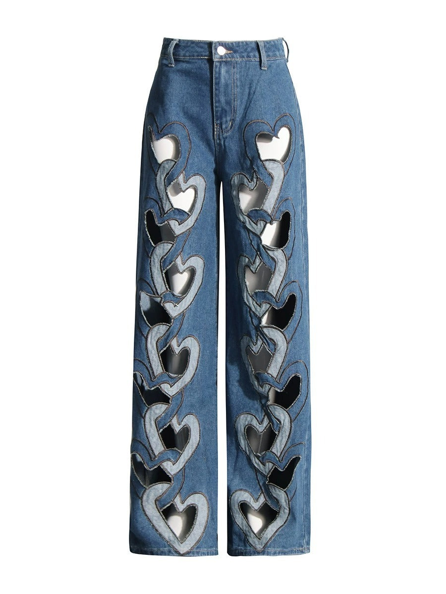 All About Love Cut-Out Jeans