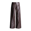 Maillard Soft  Faux Wide-Leg Pants