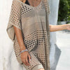 Crochet Knit Beach Cover Up Dress