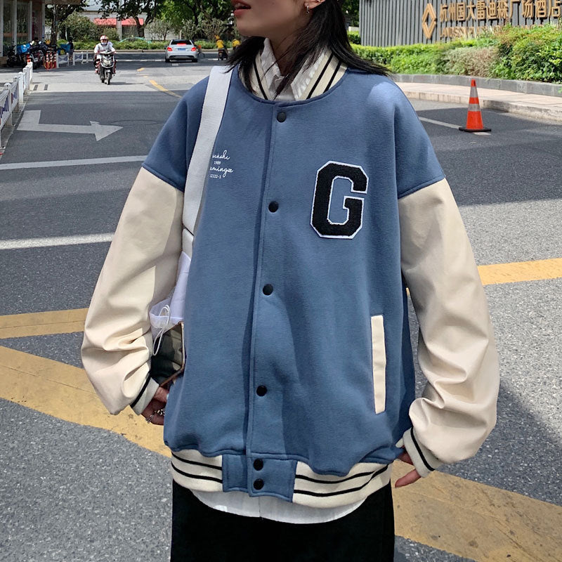 Leather Bomber Vintage Street Coat