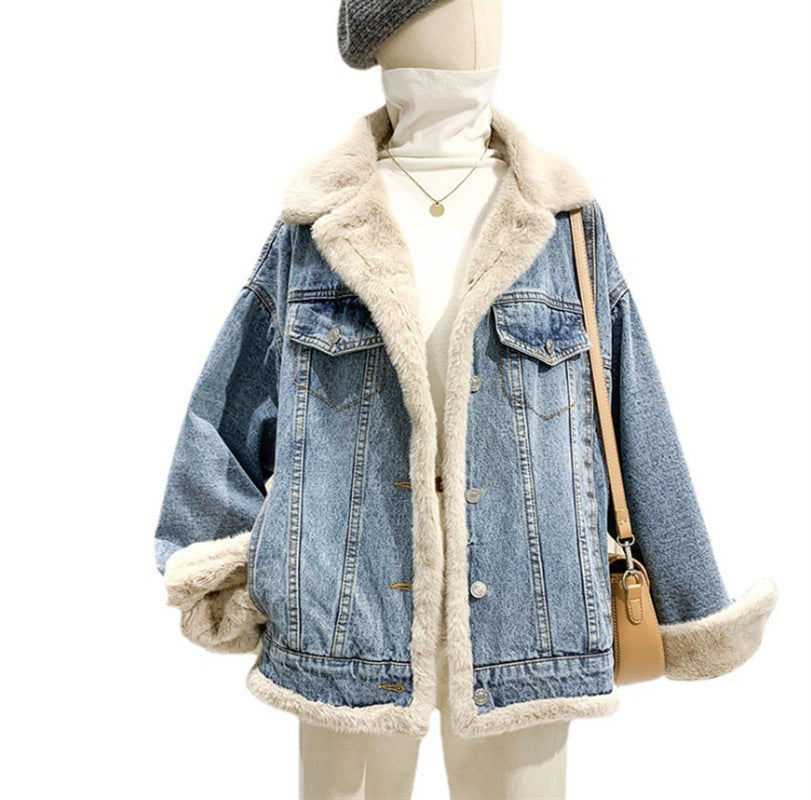 BF-style  Two-sided Denim Jacket