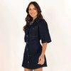 Robe chemise trapèze en jean à poches Riley Street 