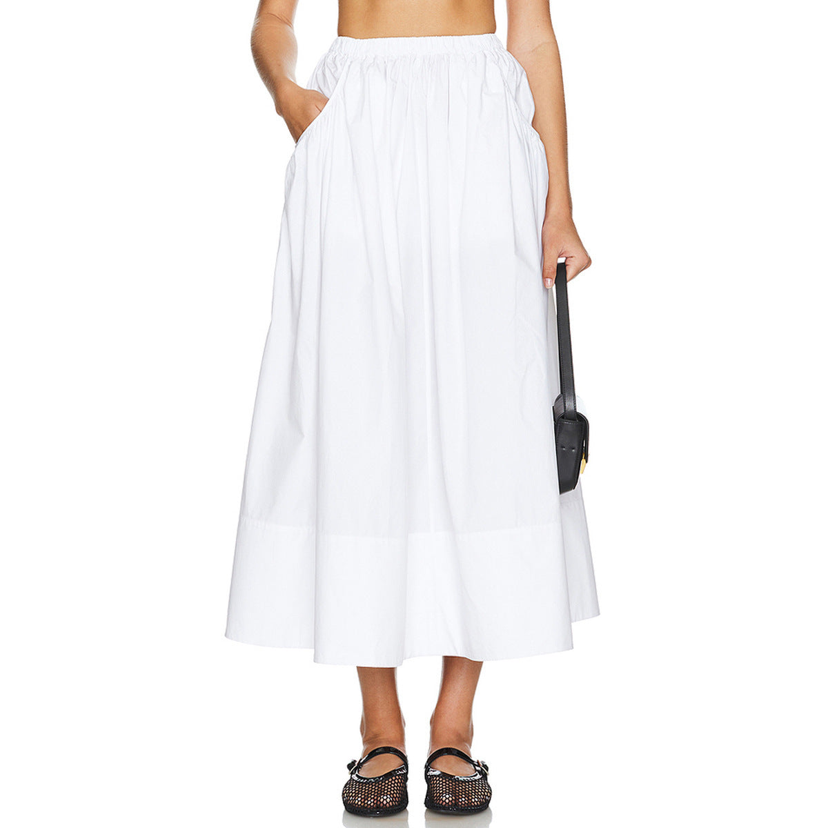 Jennifer  A-Line Midi Skirt